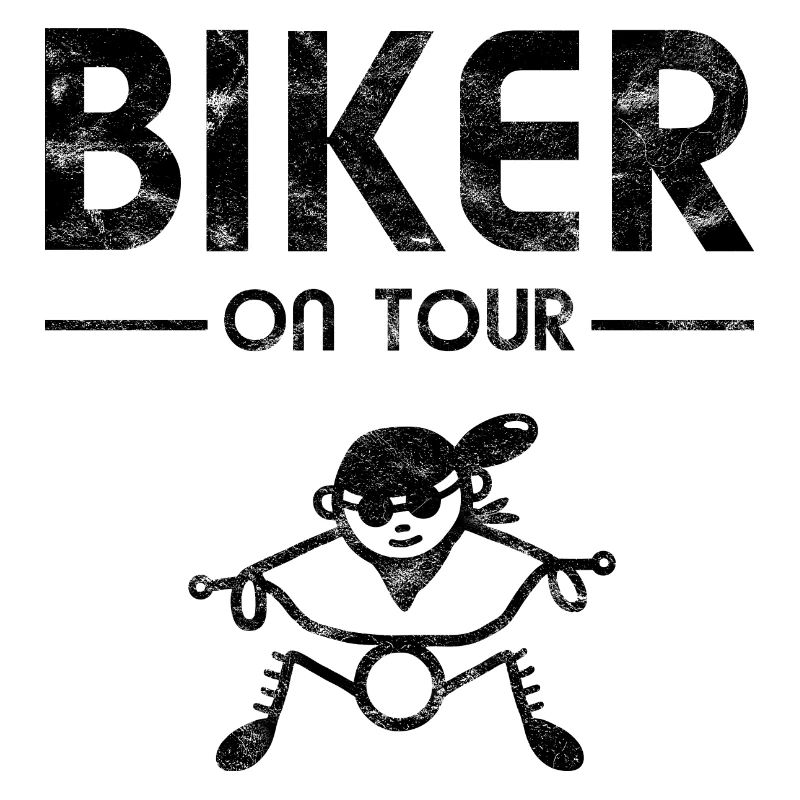 Riding a motorcycle - Biker On Tour