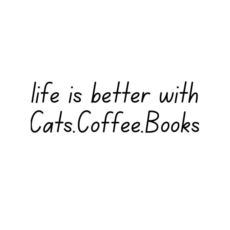 Das Leben ist besser mit Katzen Kaffee und Bücher Hemd