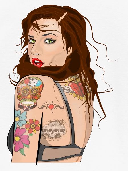 Tatoo Mädchen