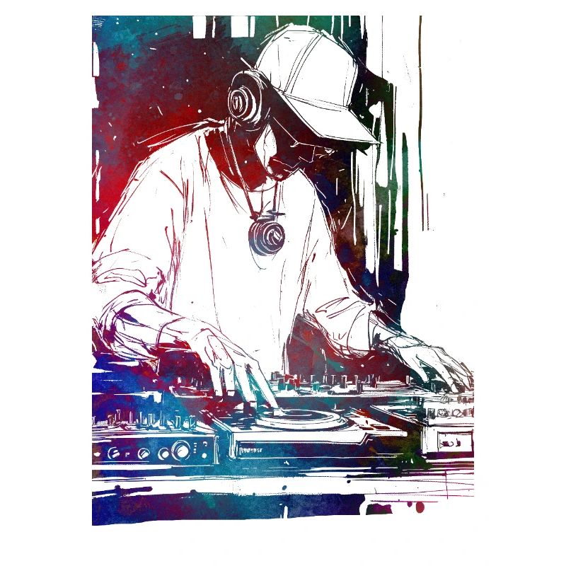 DJ music console