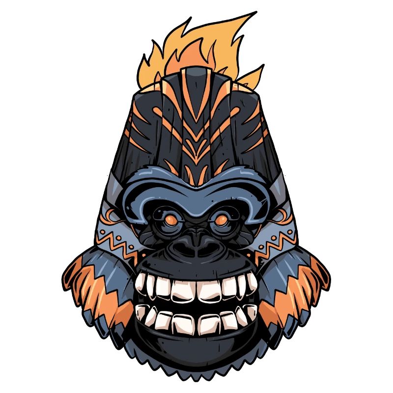 Tiki-Gorilla
