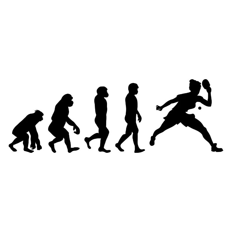 Ping Pong Table Tennis Paddle Player Evolution