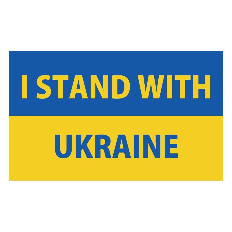 ABLE AVEC LE DRAPEAU DE L’UKRAINE