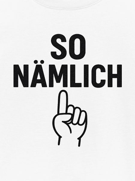 SO NÄMLICH