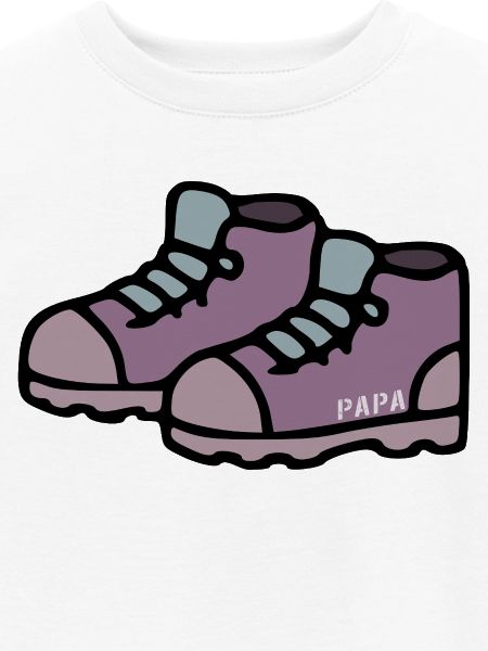 Wandern Wanderschuhe Papa