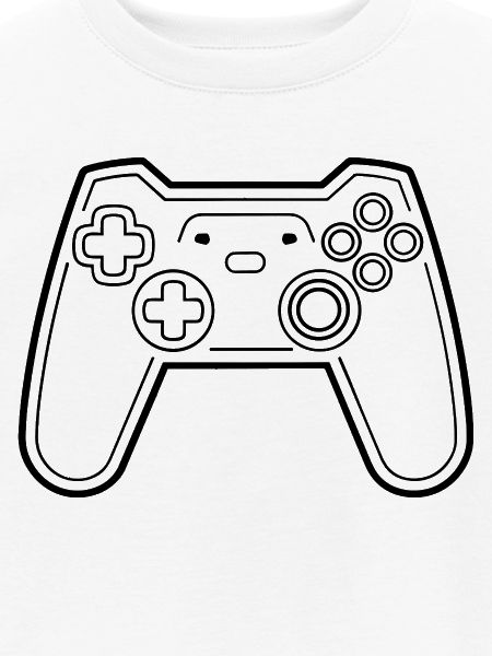 Spiel Controller Line Art