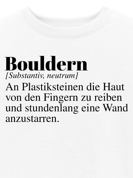 Bouldern Duden Spruch