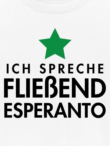 Esperanto Sprache / sprechen Geschenkidee