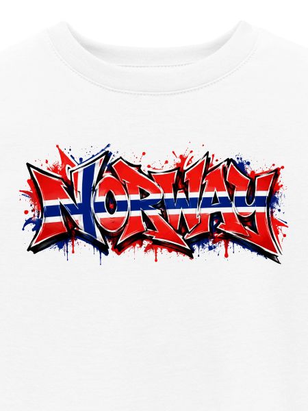 Norway Flag Graffiti