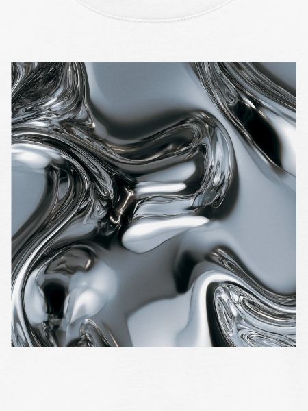Abstraktes flüssiges Chrom