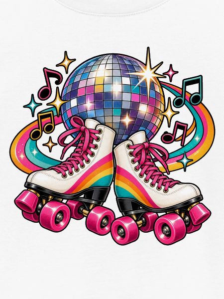 Disco Roller Neon Regenbogen