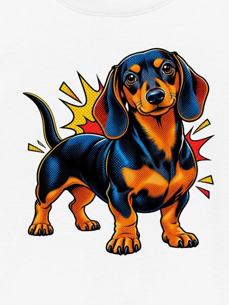 Dackel – Comic Pop Art