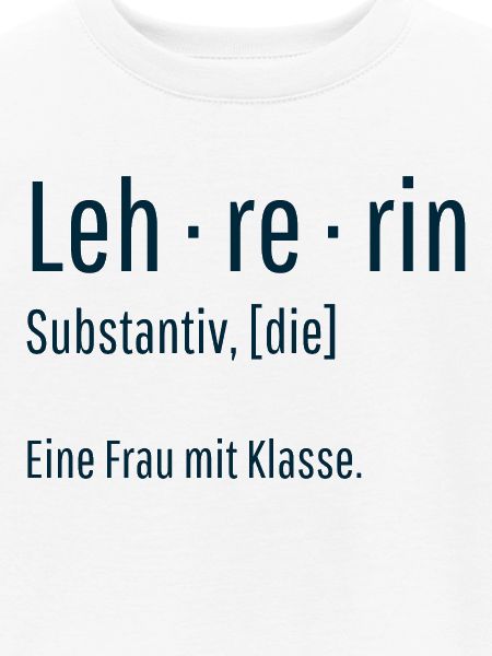 Lehrerin Substantiv Definition Schule Geschenk