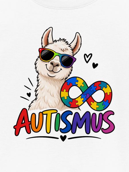 Lama Regenbogenpuzzle Autismus