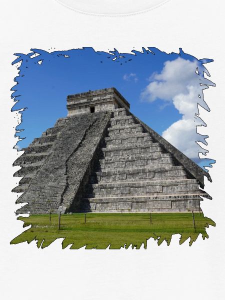 Maya-Pyramide Chichén Itzá im Sonnenlicht