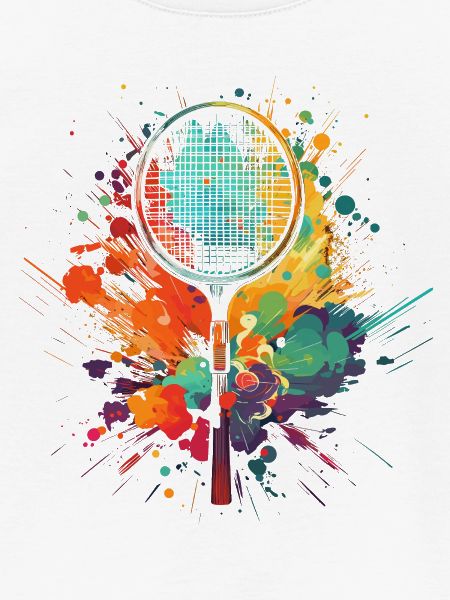 Badmintonschläger Graffiti