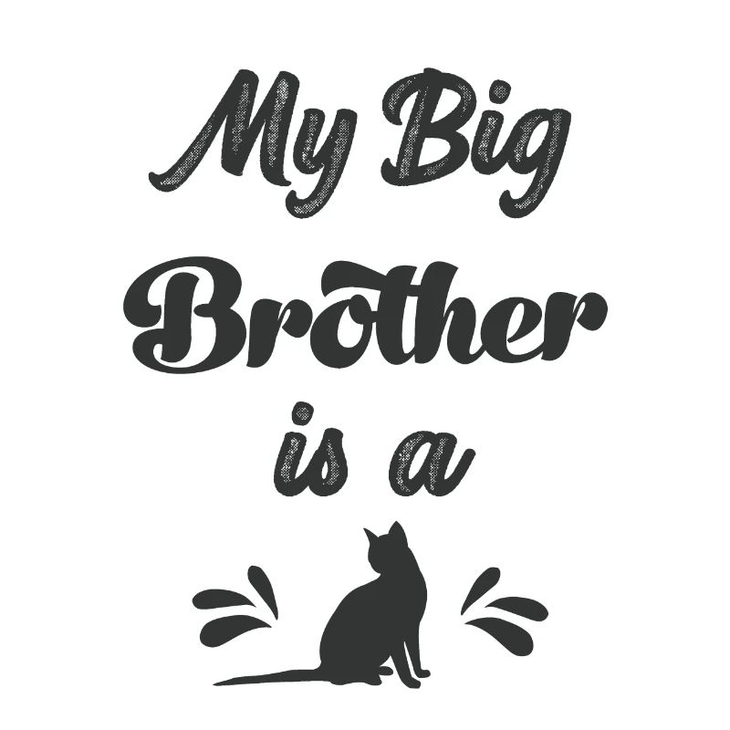 Mon grand frère est un chat chat bébé