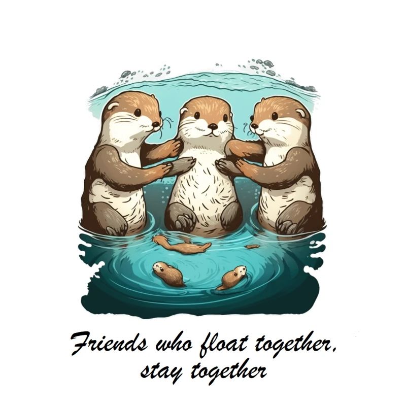 Les amis qui flottent ensemble restent ensemble