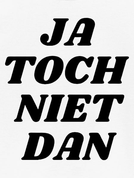 Ja, dann nicht!