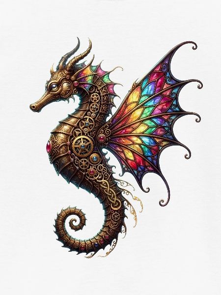 Steampunk-Seepferdchen