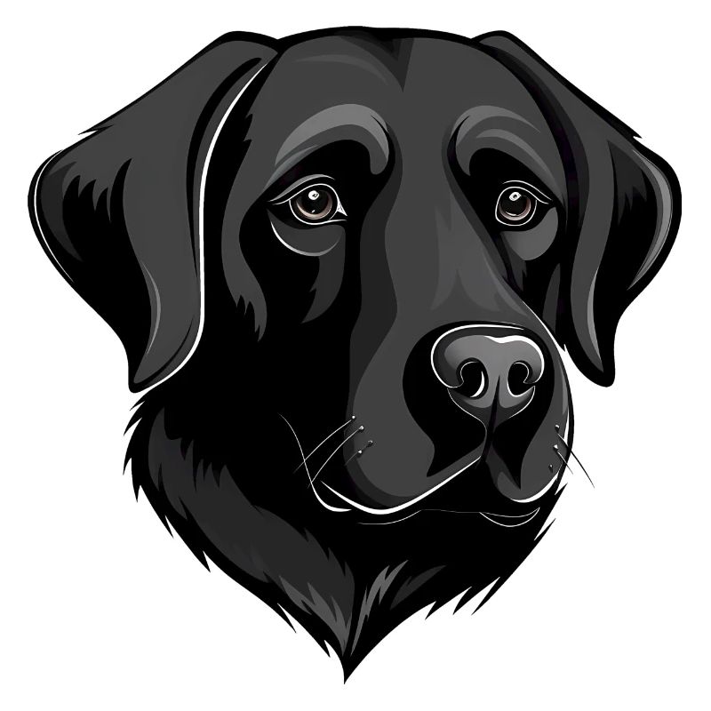 Schwarzer Labrador Retriever