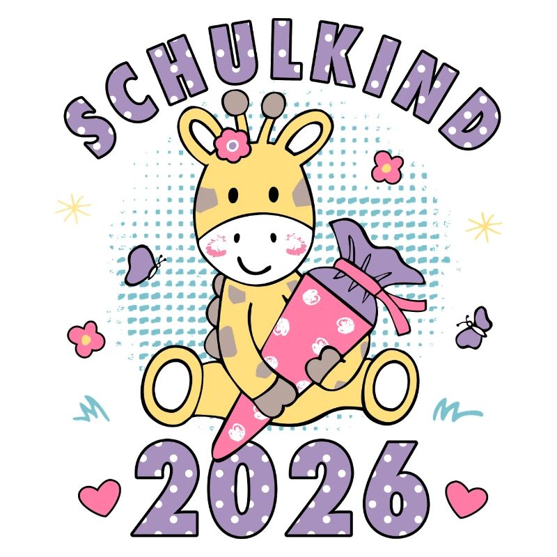 Schulkind 2026 Einschulung Mädchen Geschenkidee