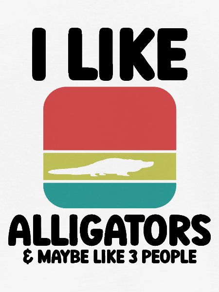Alligator Spruch Reptil