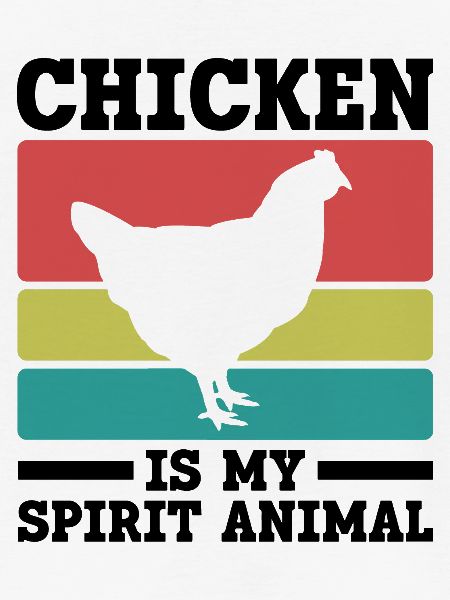 Huhn Seelentier Retro