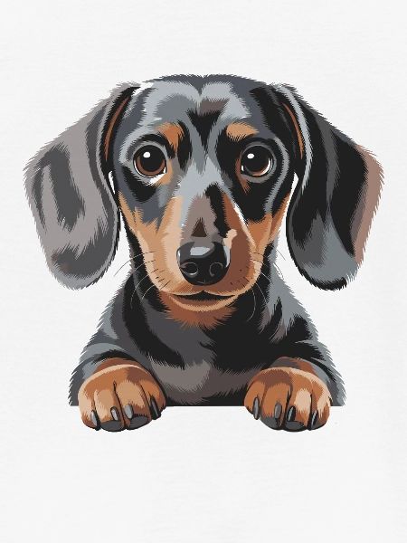 Dackel Welpe Illustration