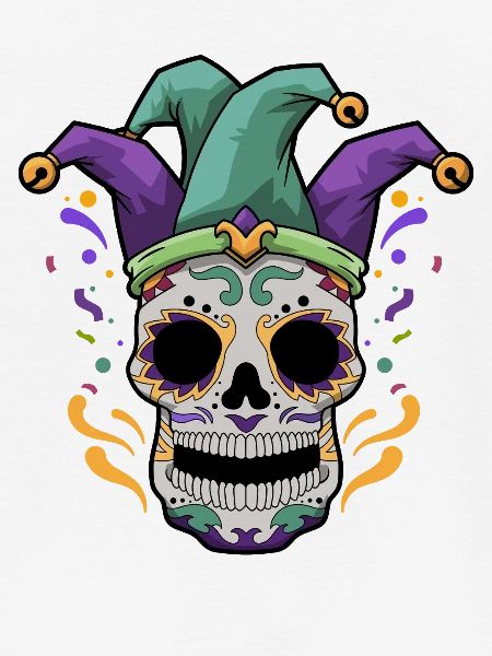 Mardi Gras Totenkopf