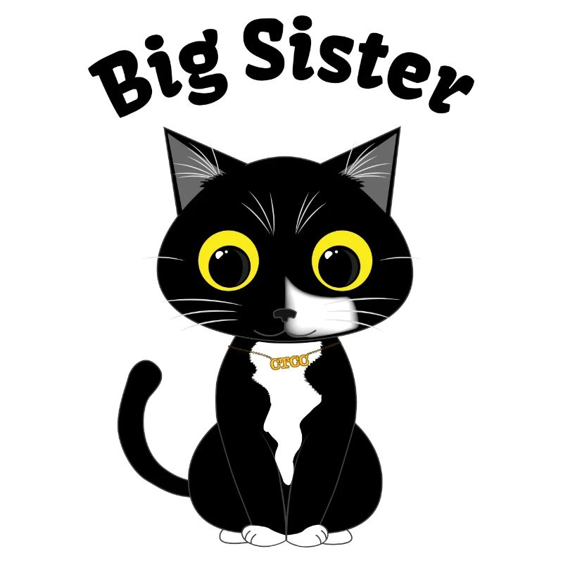 Große Schwester Kätzchen