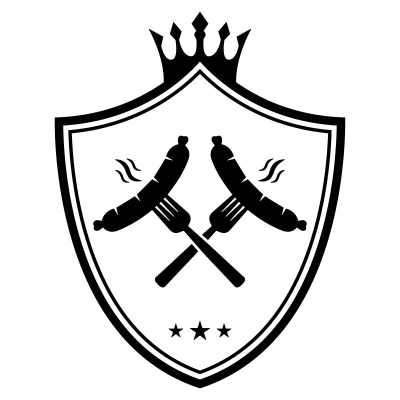 bratwurst symbole blason saucisse currywurst