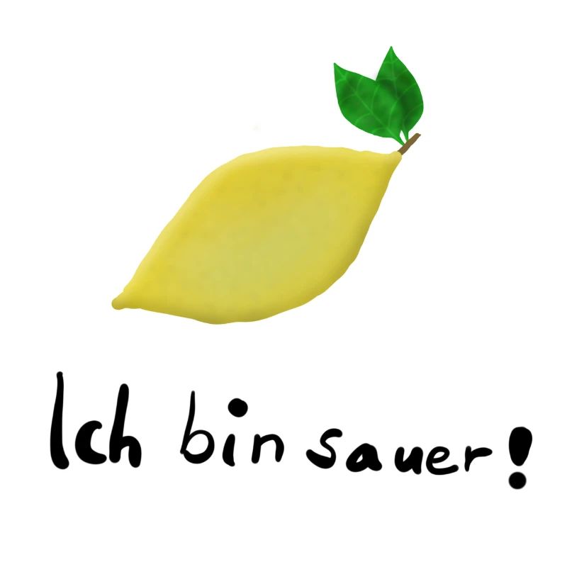Ich bin sauer