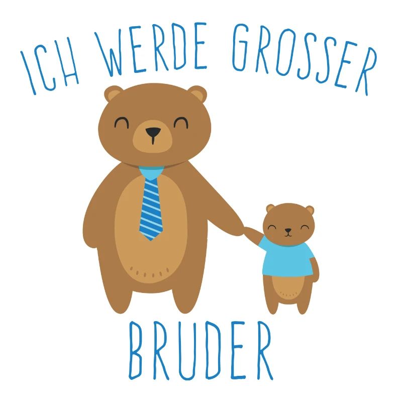 Ich werde großer Bruder Geschwister Geschenk