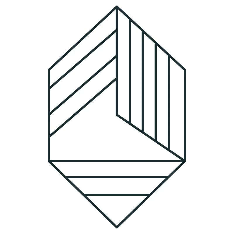 diamant avec lignes