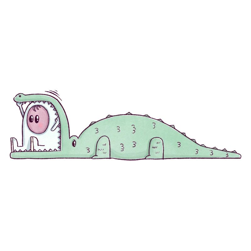 The Tiny Adventures - funny crocodile