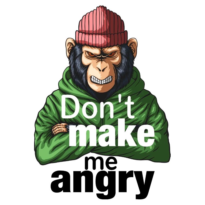Anger angry impulsive aggressive hothead rage monkey