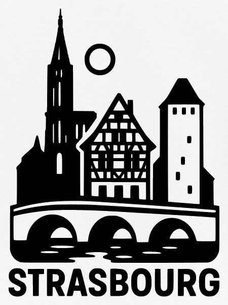 Strasbourg Silhouette