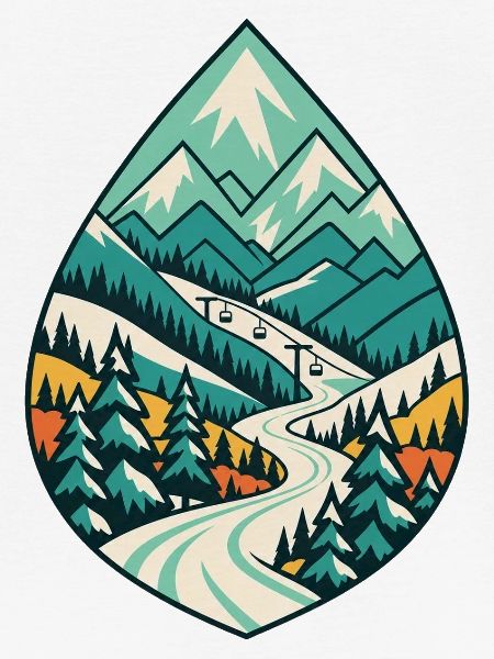 Teardrop Berglandschaft