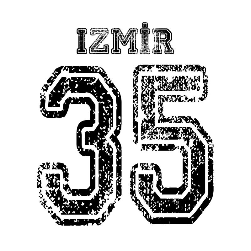 35 Izmir Turkish license plate as a gift