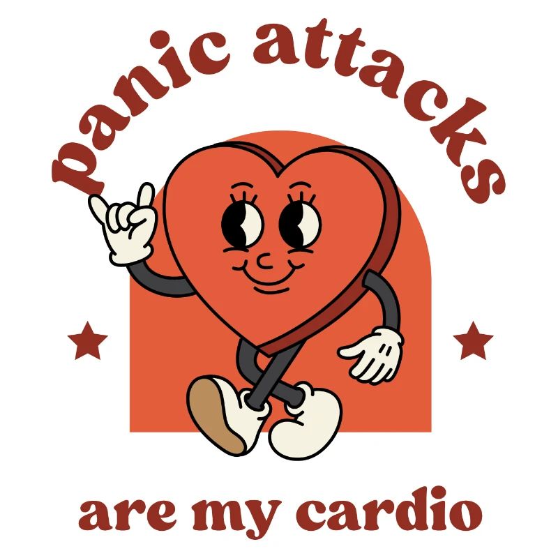 Panic attacks are my cardio. Funny, cute