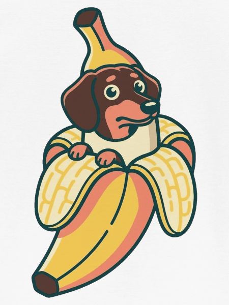 Dackel Banane