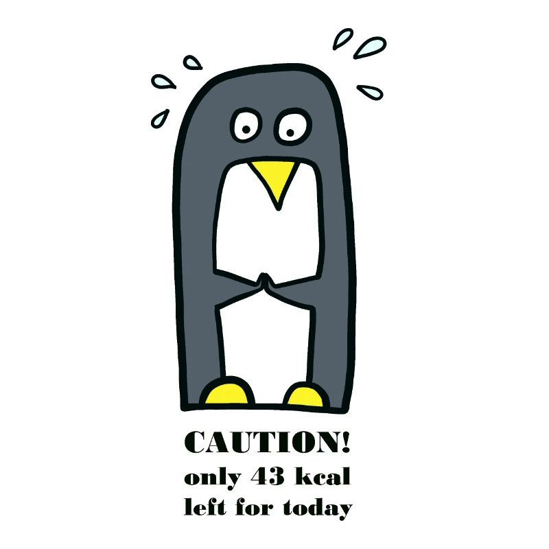 Penguin on a diet