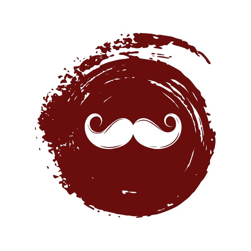 Mustache Beard Gentleman