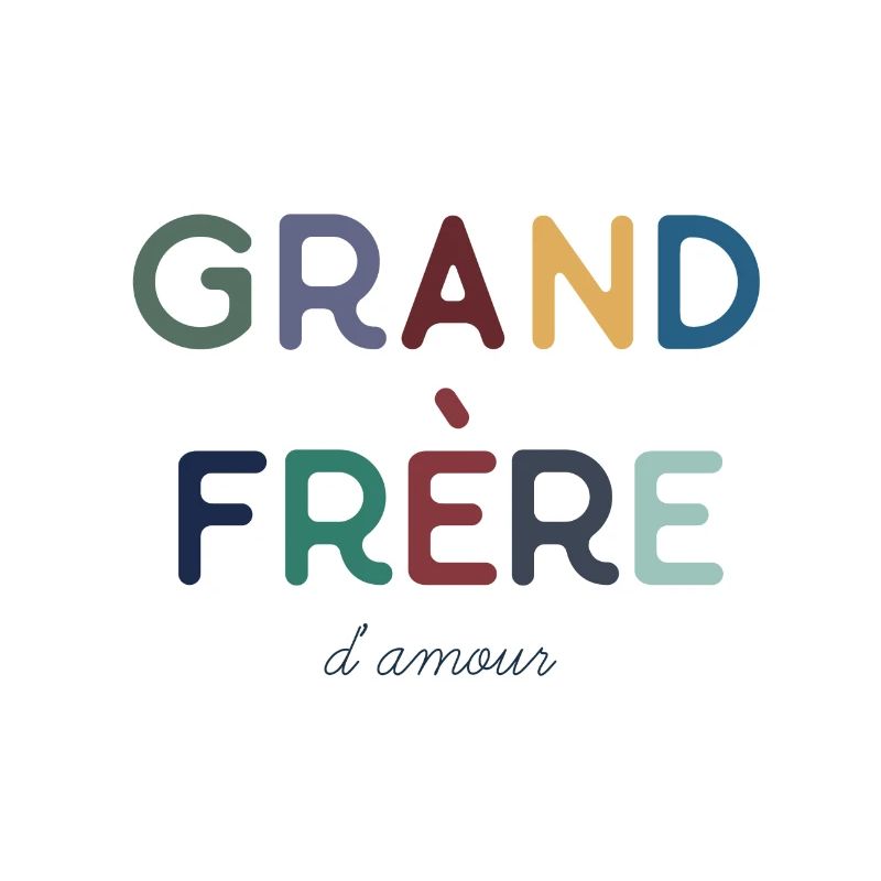 Grand frère multicolore