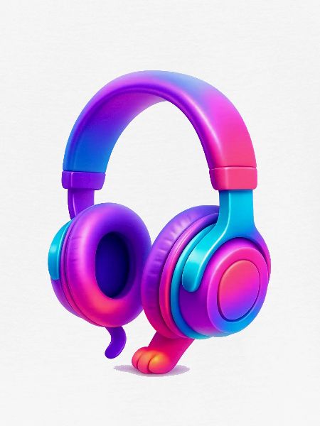 Neon Gradient Kopfhörer