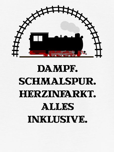Dampf Schmalspur Herzinfarkt