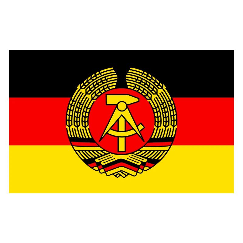 Drapeau de la RDA (stylisé)