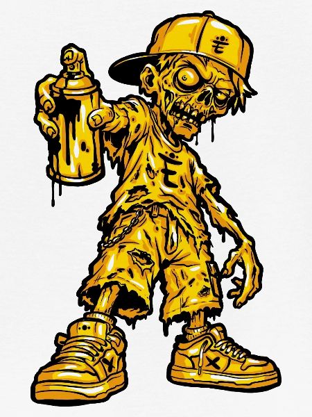 Zombie Graffiti Halloween