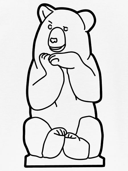 Berliner Bär, sitzend